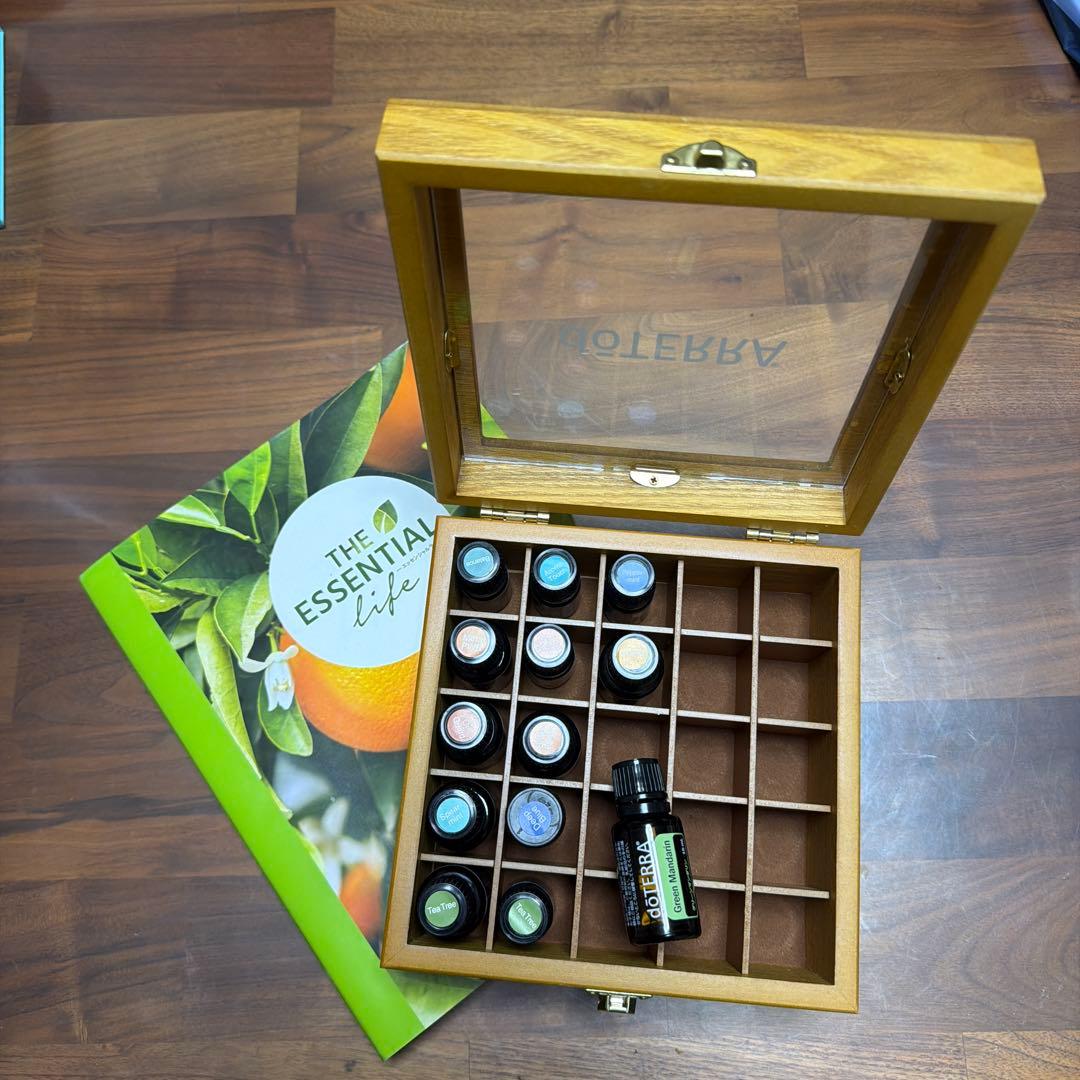 エッセンシャルオイルセット ウッドボックス