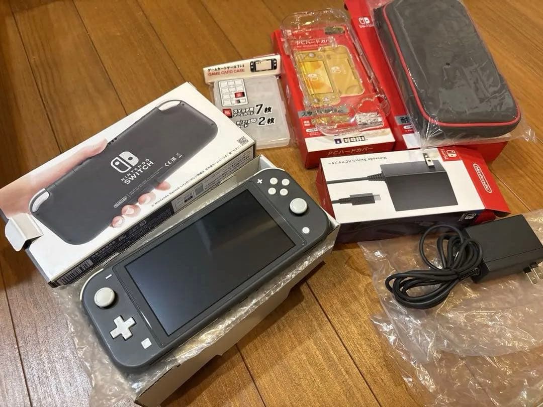 Nintendo Switch Lite グレー 本体、付属品