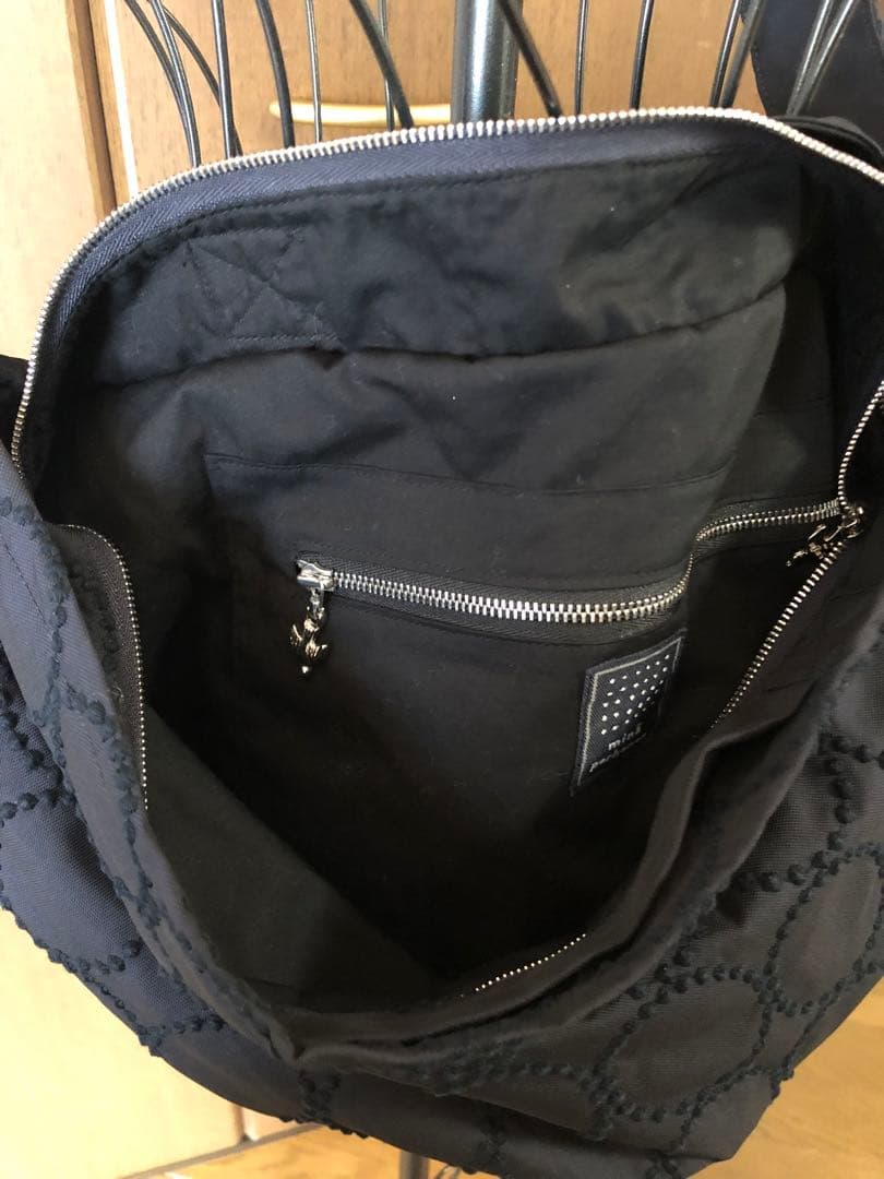 ミナペルホネン ボディバッグ タンバリン 黒