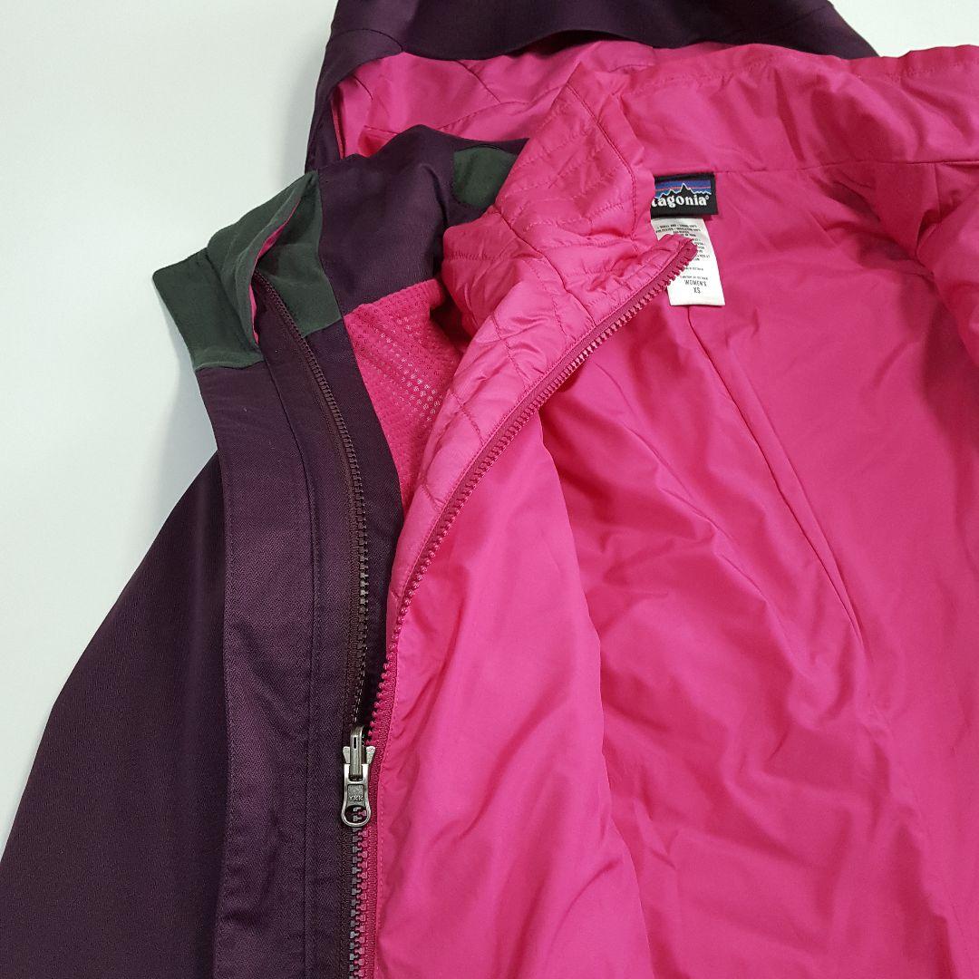 極美品 パタゴニア レディース スノージャケット キルティングジャケット付き
