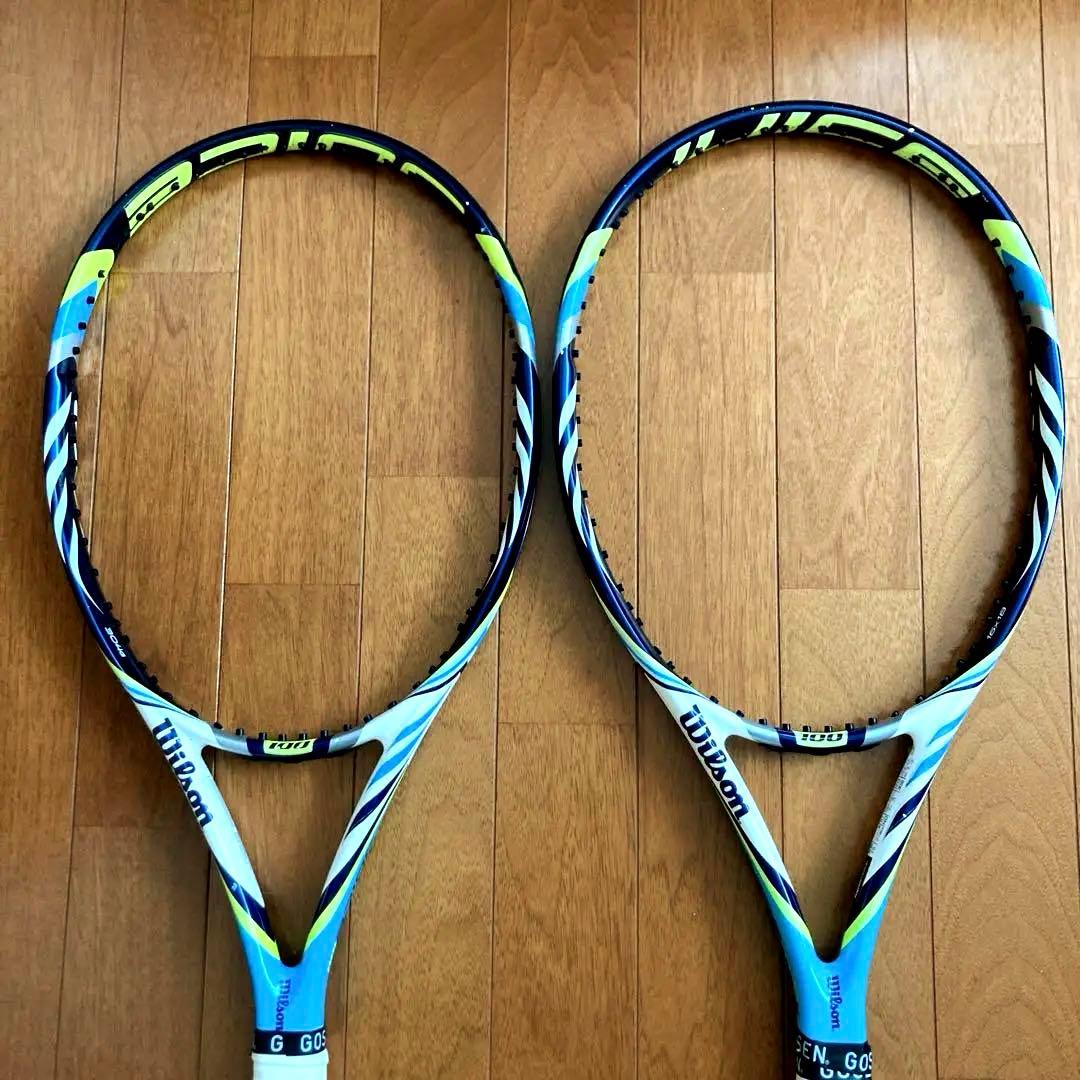ウィルソン ラケット Wilson JUICE100 G2 2本セット