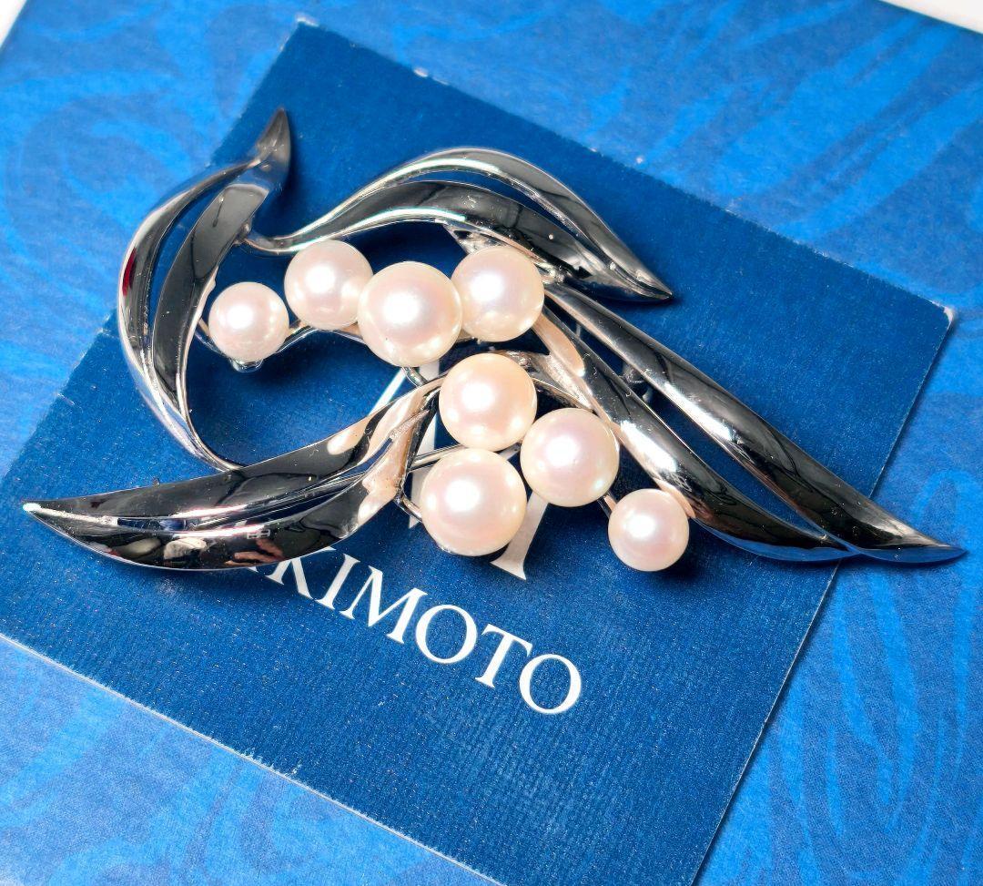 【極美品 最高級】ミキモト ブローチ パール フォーマル 皇室御用達 正規品