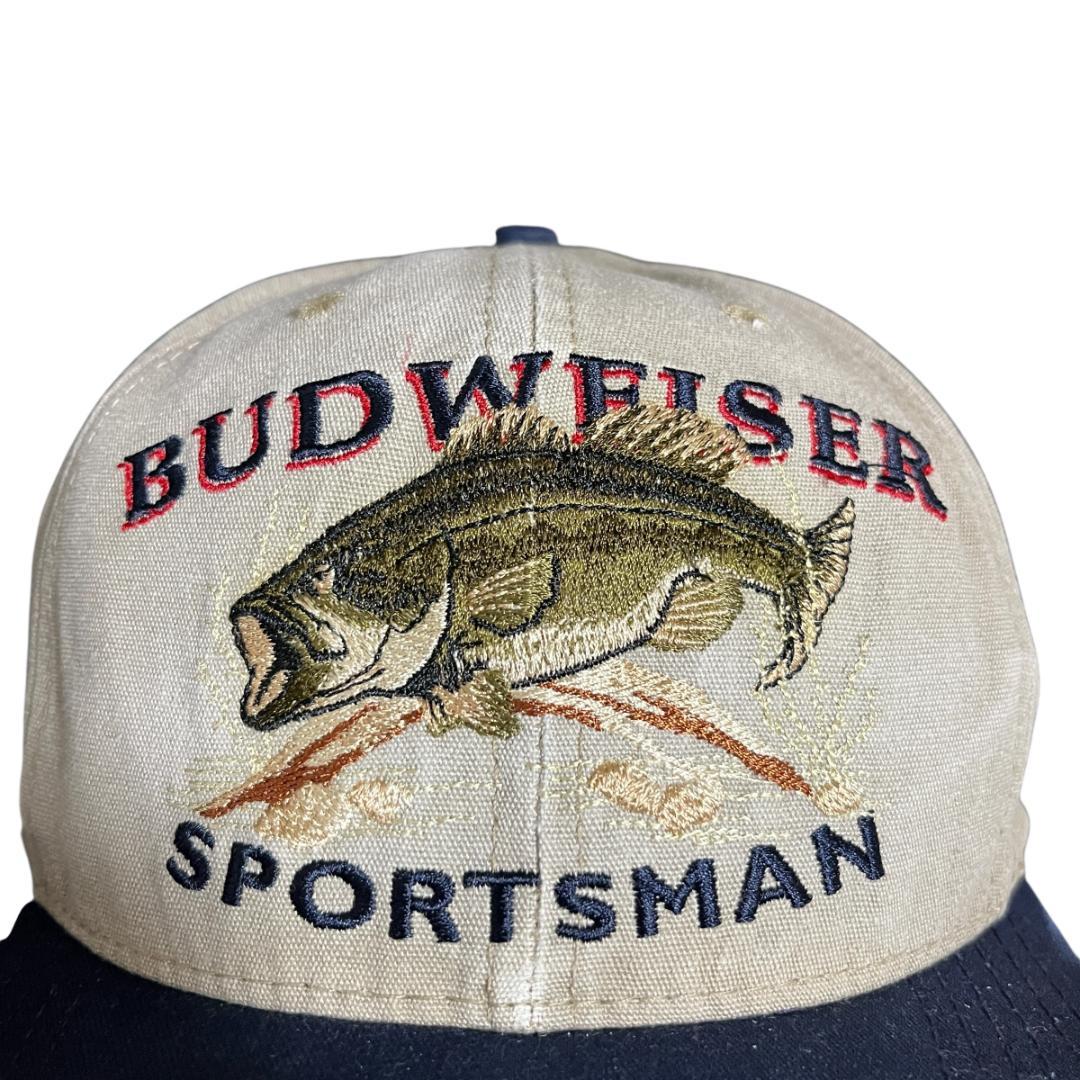 【はとまる】Budweiser　バドワイザー　SPORTSMAN　キャップ