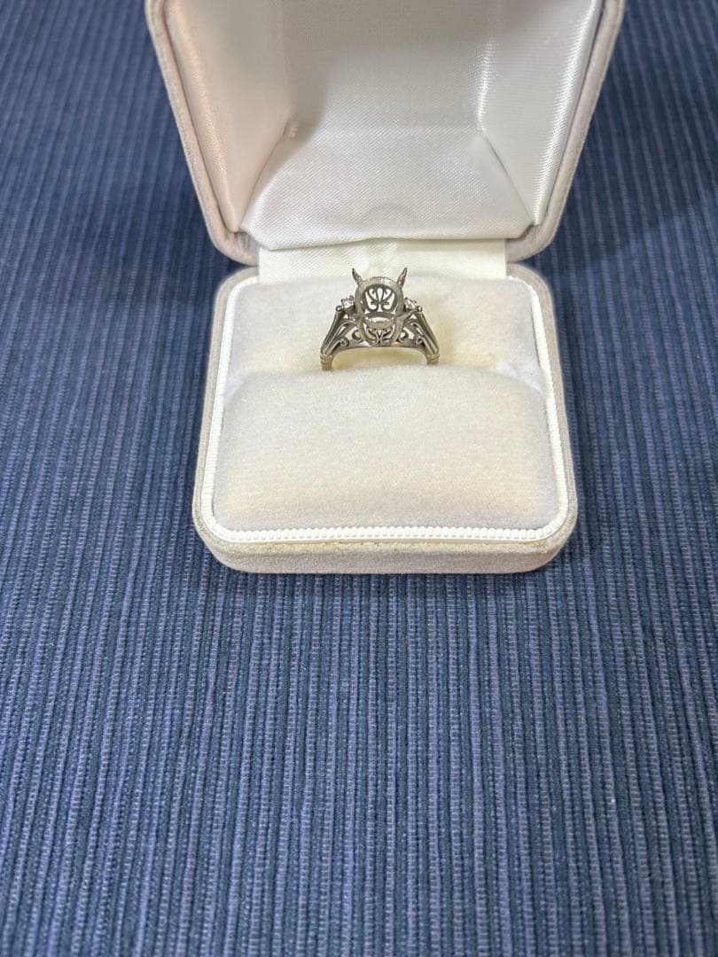 K14WG 昭和アンティークリング約10号 地金のみ