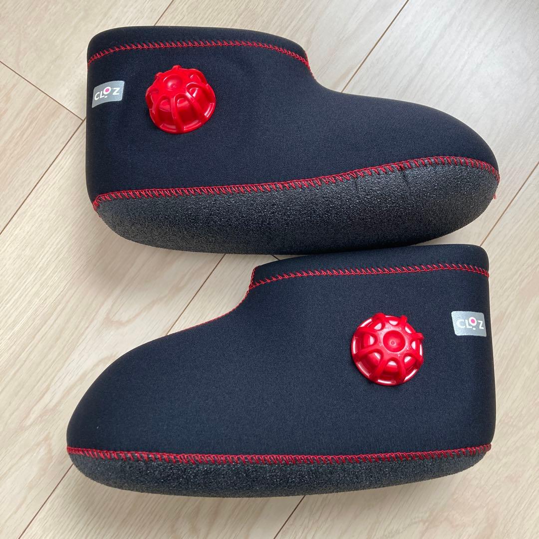 クロッツ やわらか 湯たんぽ 足用ショートタイプ ブラック Ｓサイズ