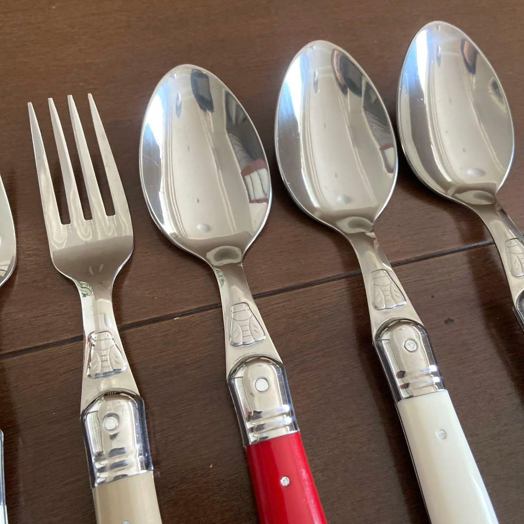 【ケンコウタイ様用】ジャン デュボ ライヨール スプーン、フォーク、ナイフ 8本