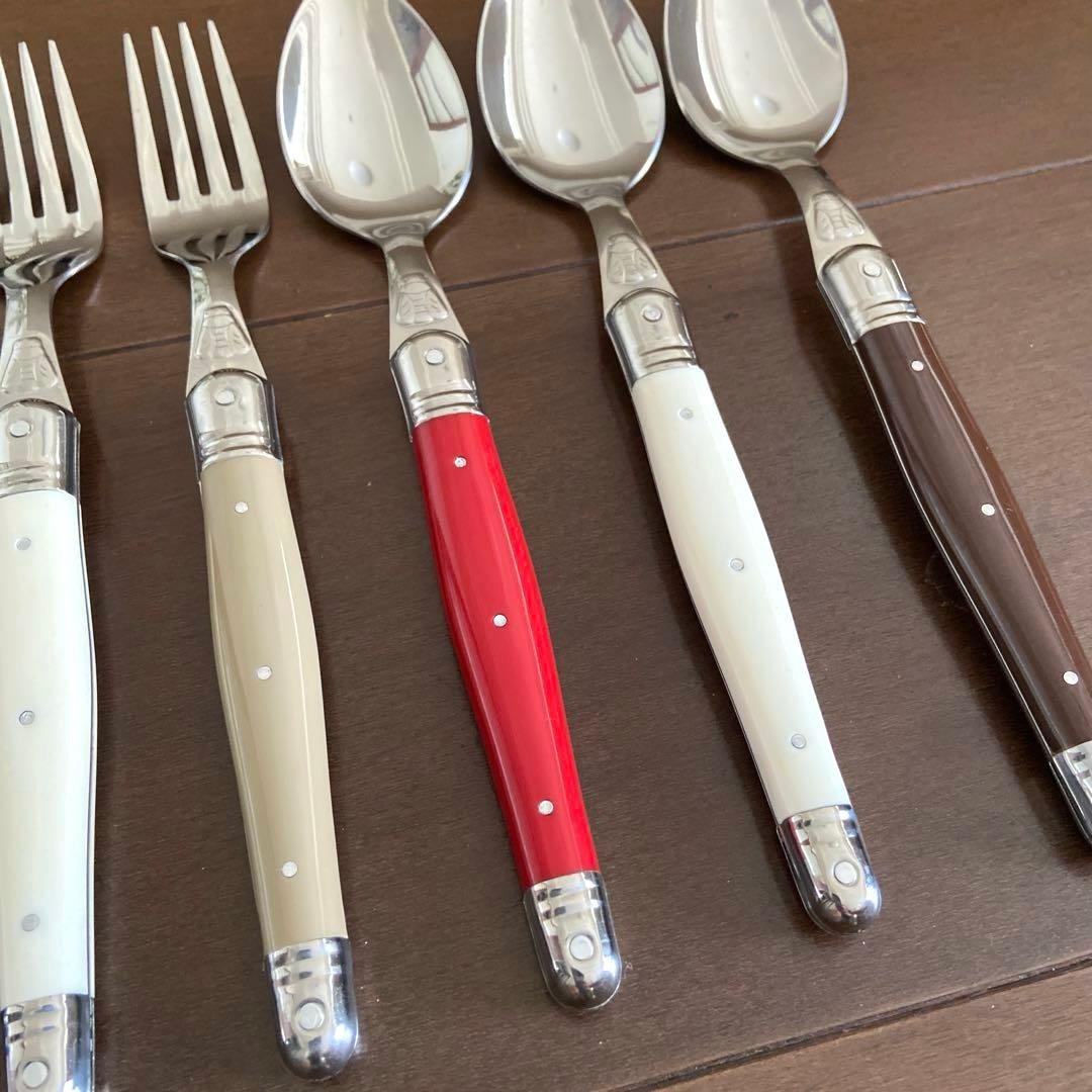 【ケンコウタイ様用】ジャン デュボ ライヨール スプーン、フォーク、ナイフ 8本