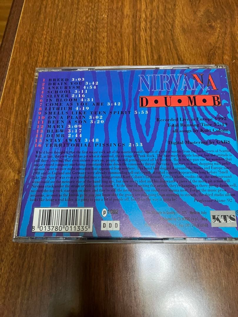 NIRVANA cd レア