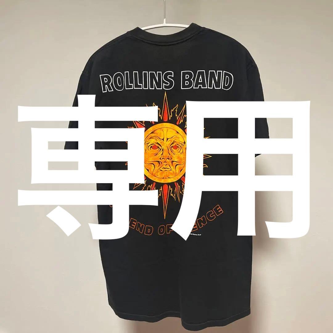 専用。ROLLINS BAND　THE END OF SILENCE Tシャツ黒