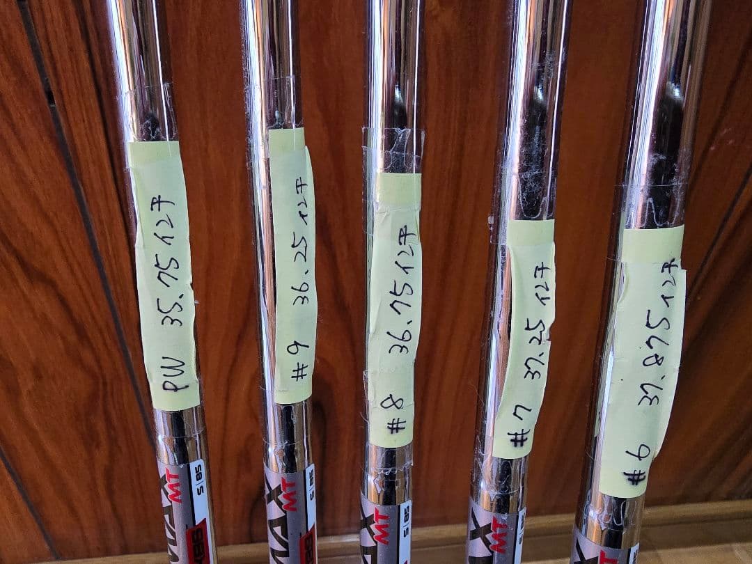 SIM2 純正シャフト　KBS MAX MT85S　5本セット