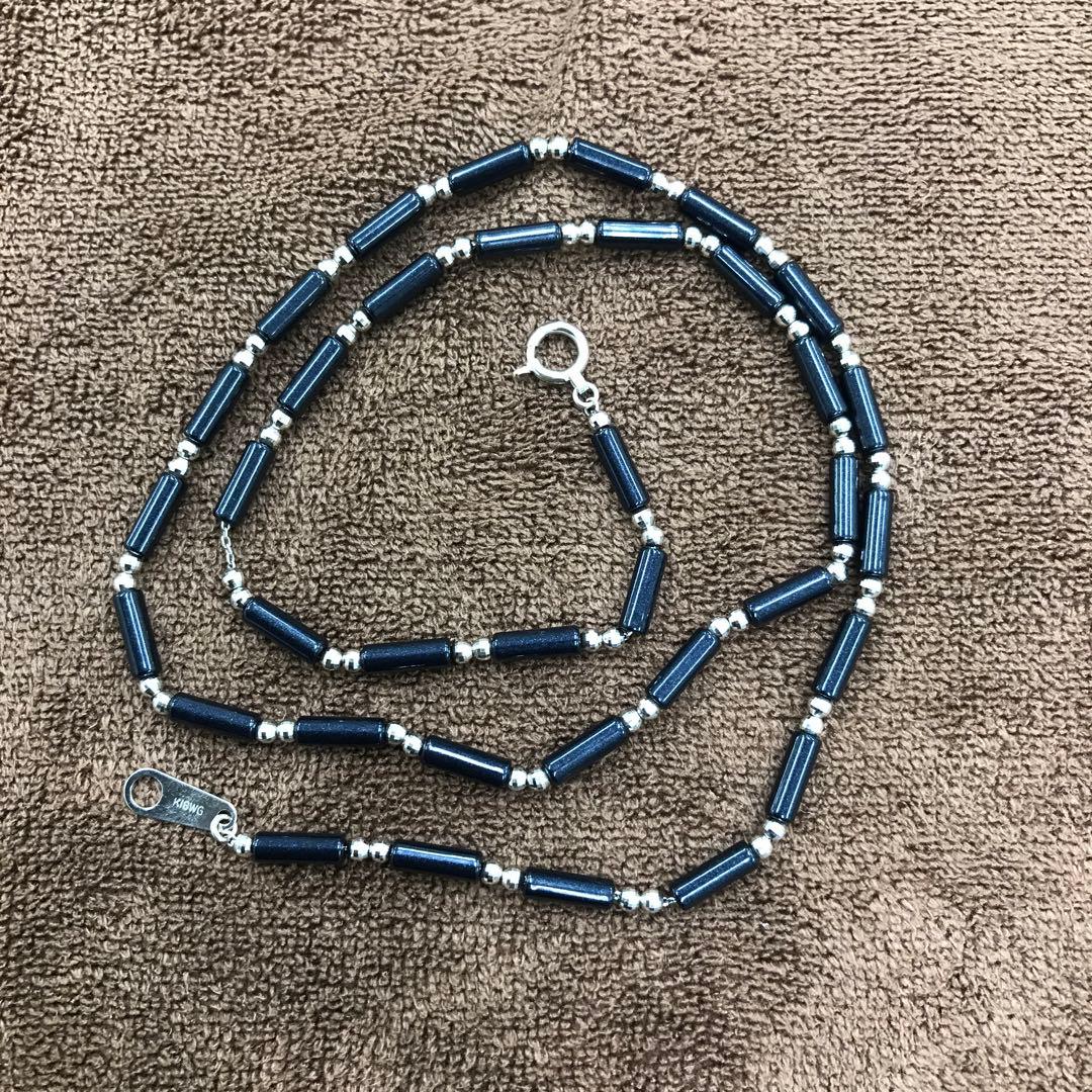 Lill one STAR リルワンスター ネックレス 約50cm ネイビー箱付