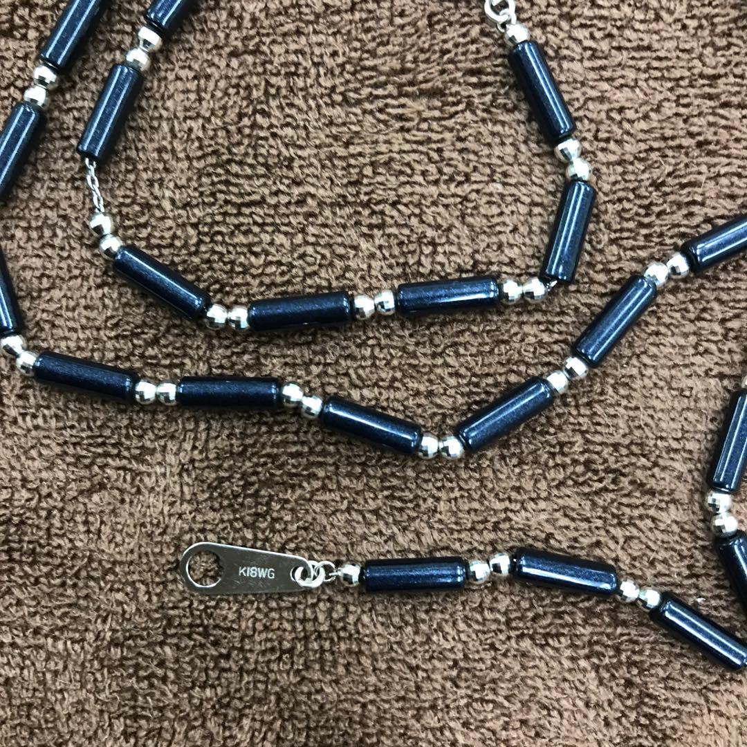 Lill one STAR リルワンスター ネックレス 約50cm ネイビー箱付