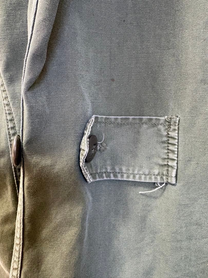 60s ジャングルファティーグジャケット 2nd ノンリップ 実物　古着　米軍