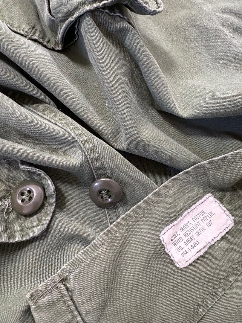 60s ジャングルファティーグジャケット 2nd ノンリップ 実物　古着　米軍