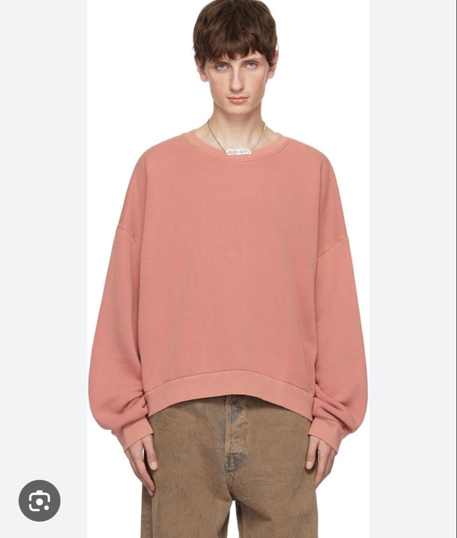 AcneStudios ガーメントダイ　ロゴワッペンスウェット　セーター