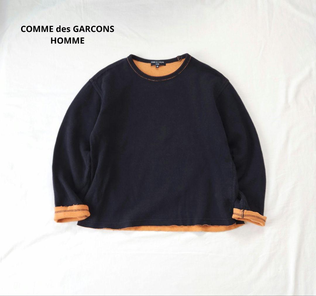 COMME des GARCONS HOMME　カットソー　長袖　ネイビー