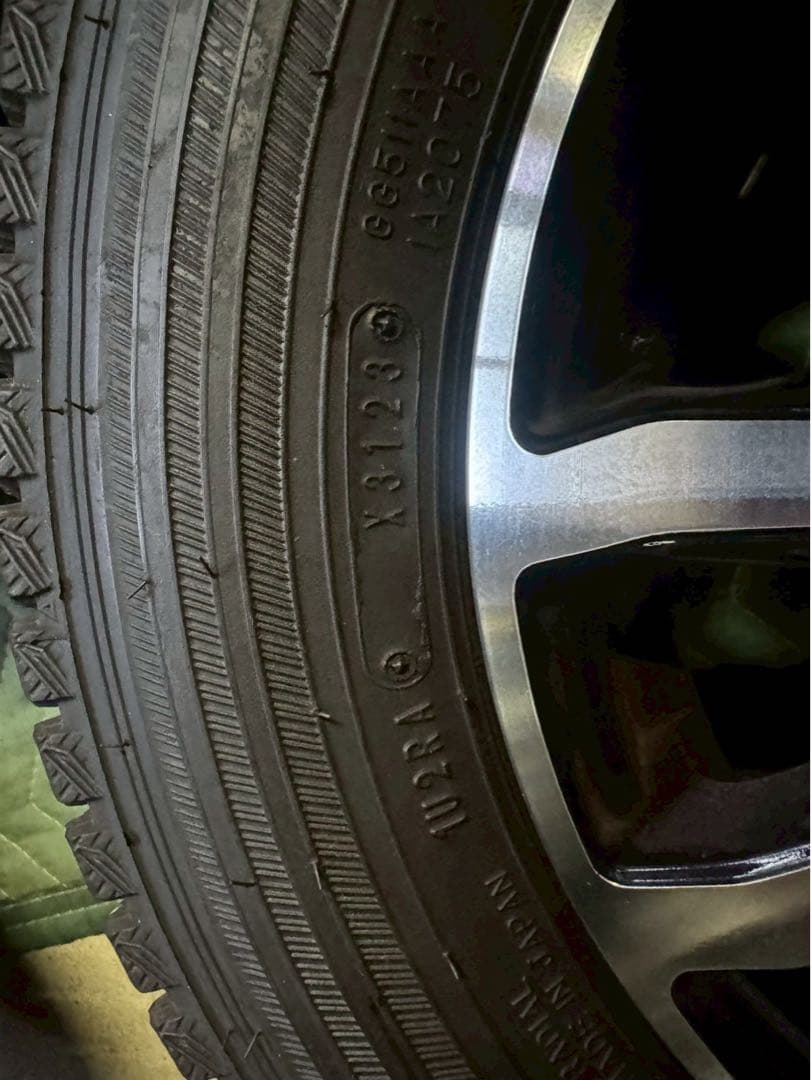 軽バン 軽トラ スタッドレス 145/80R12 2023年製 ホイールセット