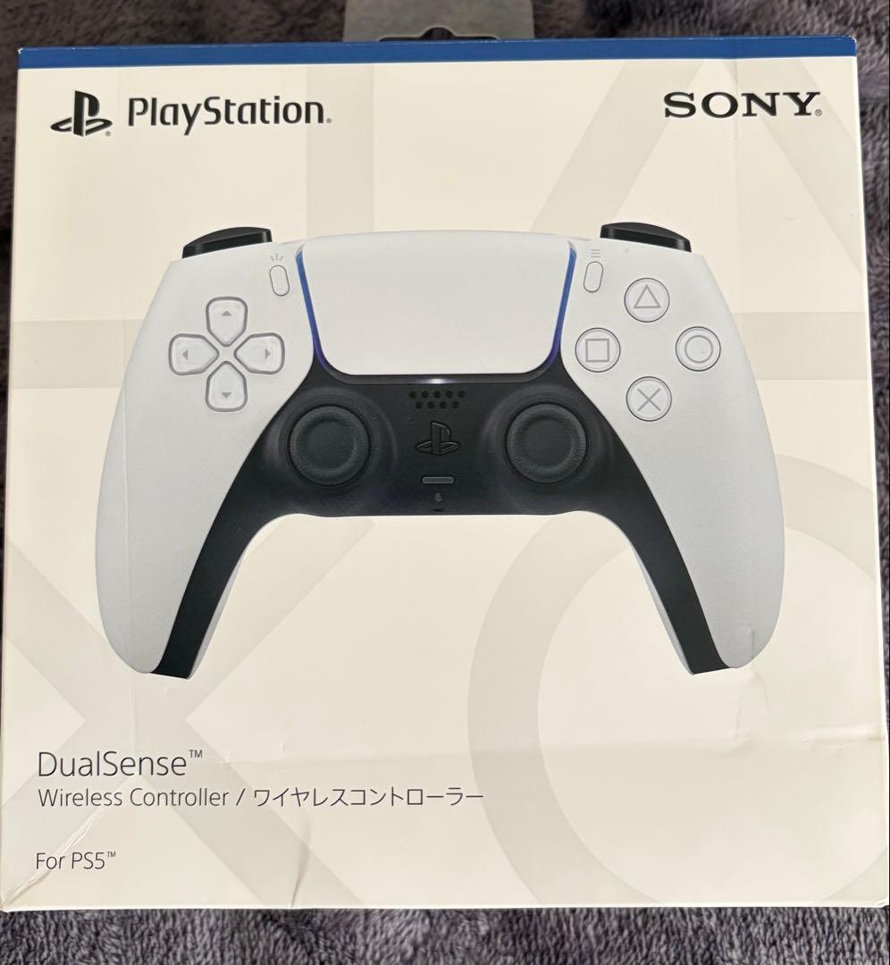 純正　新品未使用　PS5 DualSenseワイヤレスコントローラ　白