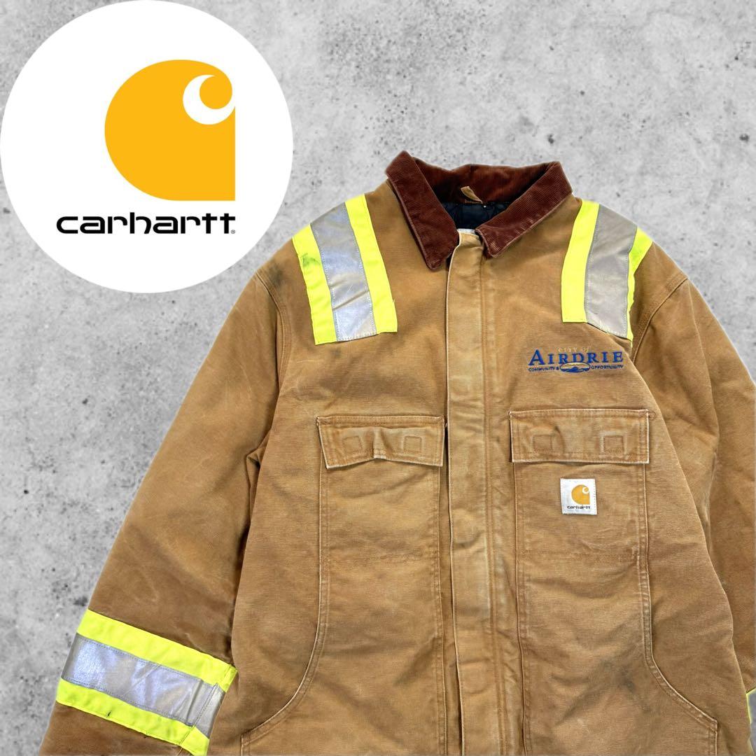 d*5様 【レア品】カーハート ダック生地 トラディショナルコート ブラウン リ