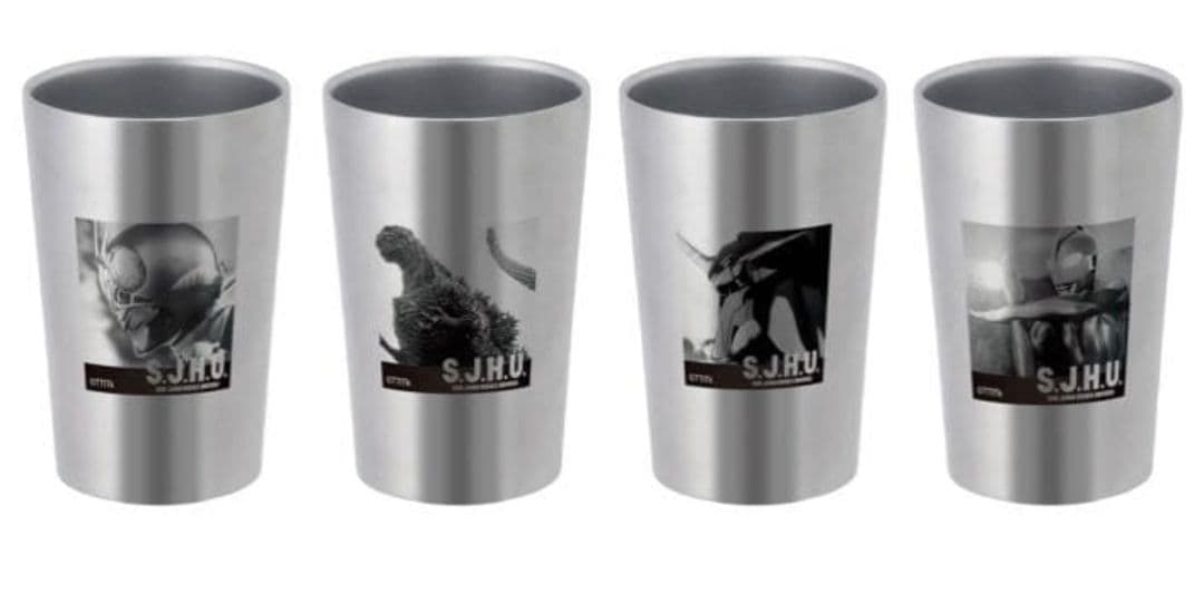 ゴジラ　タンブラー4個セット　174個限定！　エヴァ　ウルトラマン　仮面ライダー