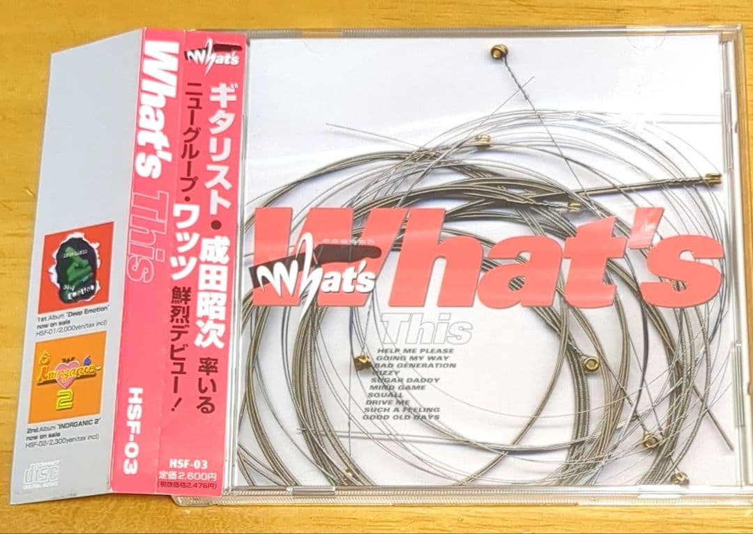 成田昭次 What's アルバム 『This』男闘呼組 ワッツ NOBODY