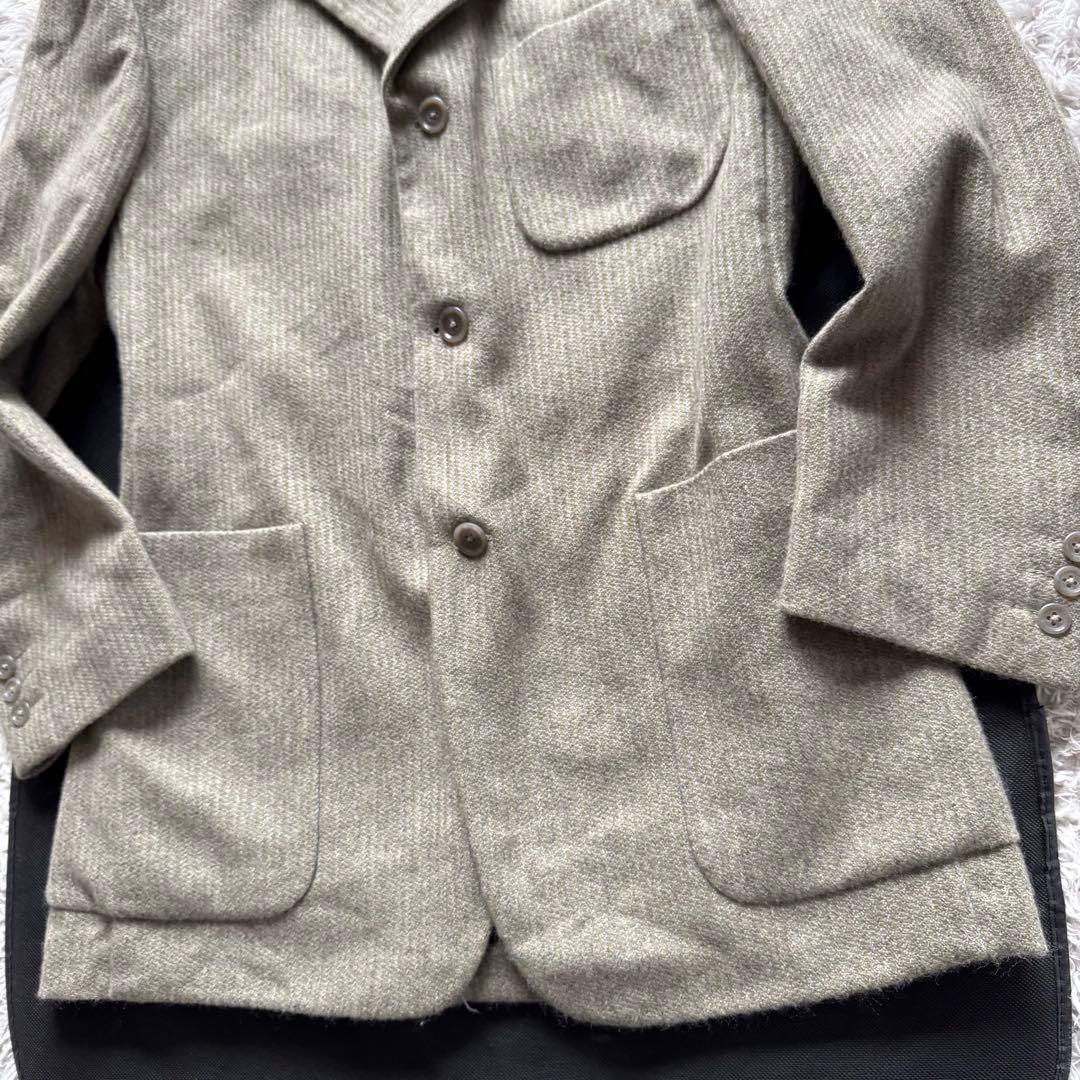 極美品　Zegna ゼニア　カシミヤ100％　テーラードジャケット　XL