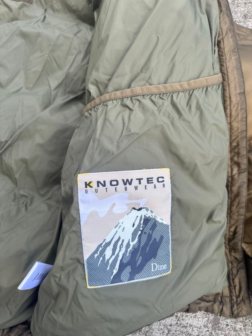 ジャケット・アウター Dime Classic Ripstop Puffer gold