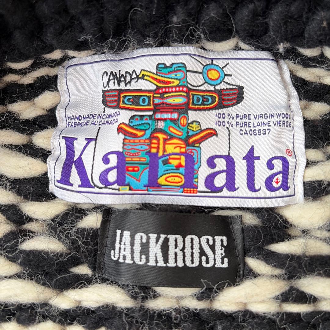 KANATA カウチンニット カナダ製 ブラック