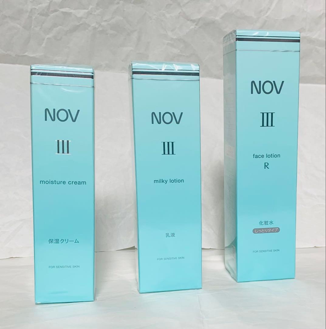 NOV III　フェイスローションR　ミルキーローション　モイスチャークリーム