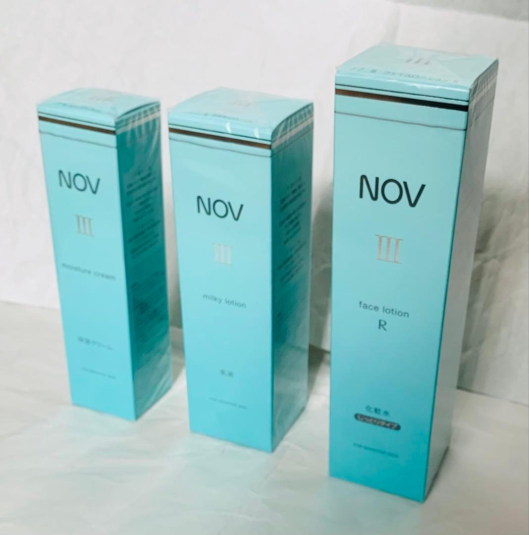 NOV III　フェイスローションR　ミルキーローション　モイスチャークリーム