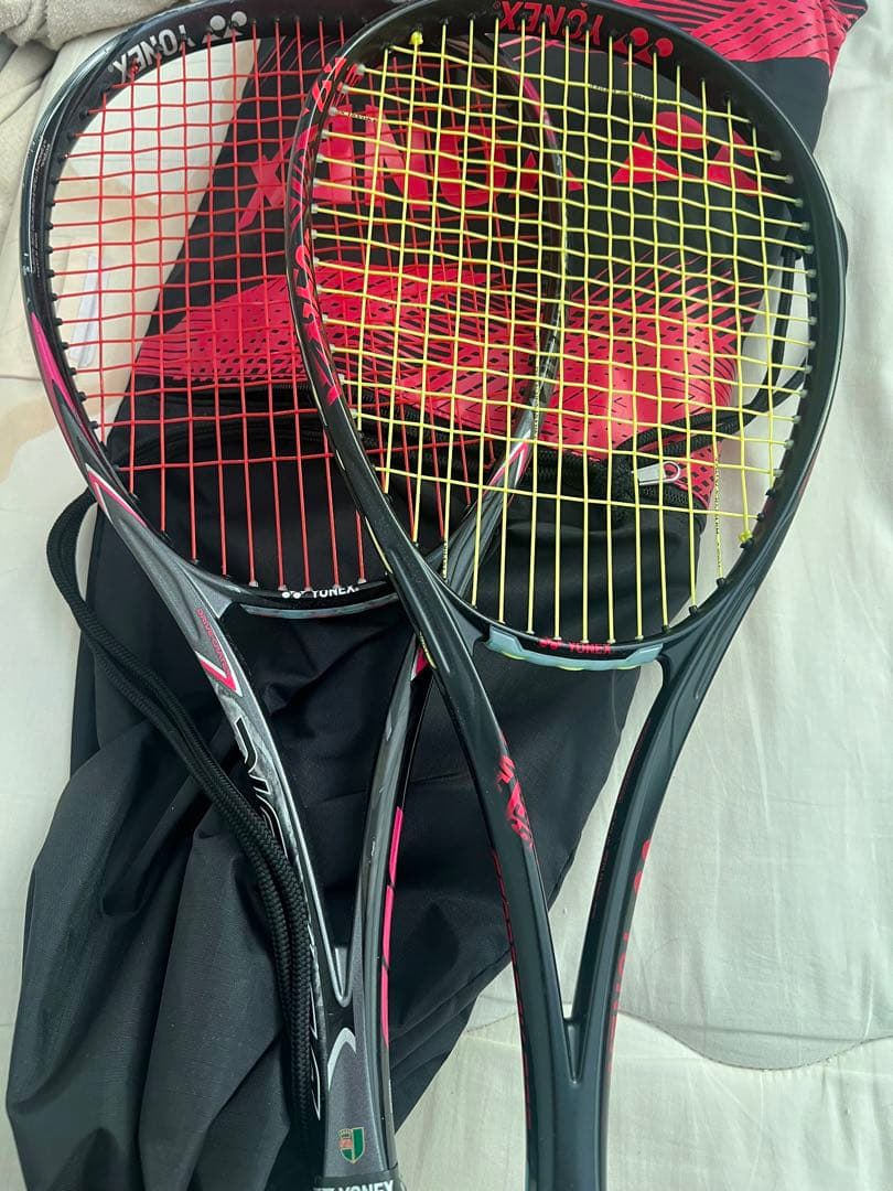 YONEX ソフトテニス ラケット ６本セット　シューズあり