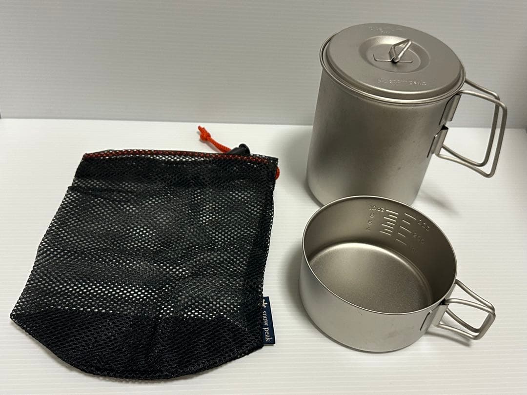 週末値下げ　 peak コンポーネントクッカーソロセットチタン極