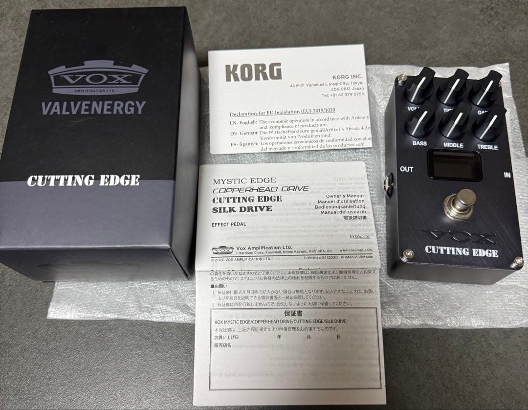 VOX VALVENERGY EDGE VE-CE ギターエフェクター
