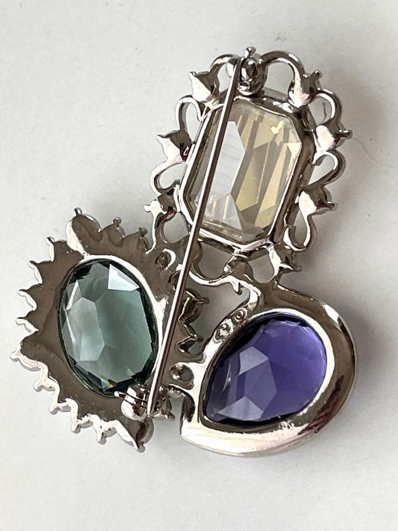 希少！大ぶり！SWAROVSKIヴィンテージブローチ9794