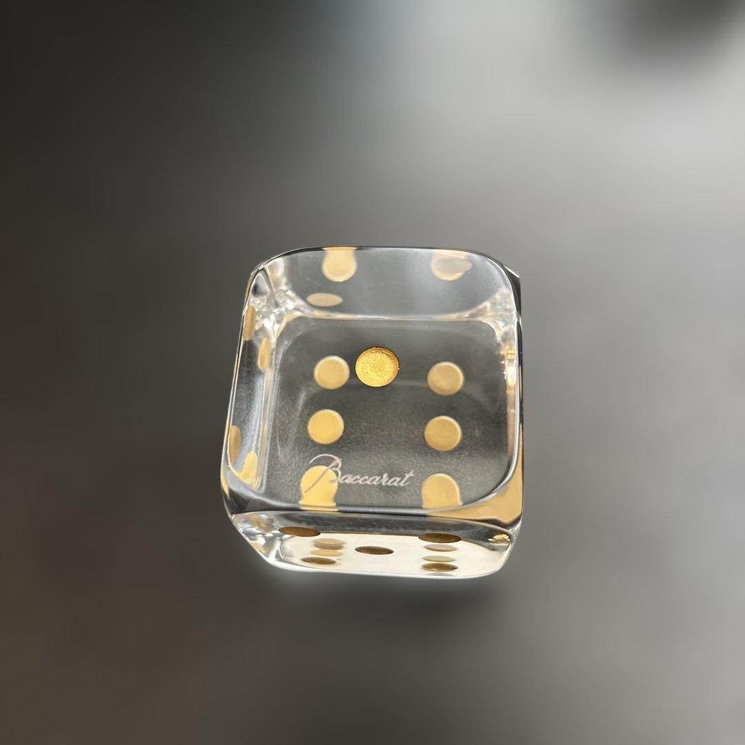 Baccarat サイコロ(大きめ) ペーパーウェイト