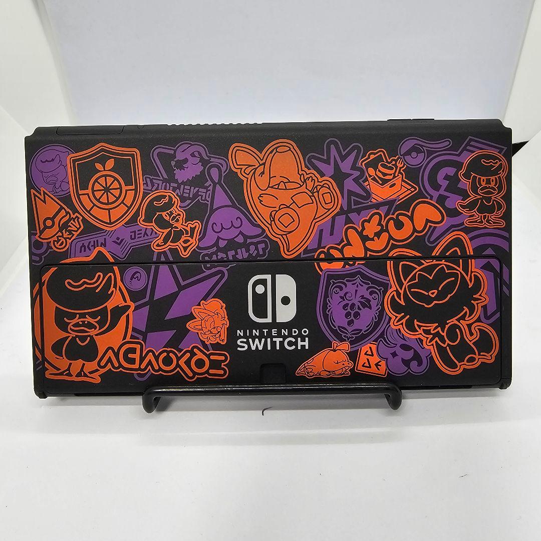 Nintendo Switch　有機　本体　スカーレット　バイオレット　ポケモン