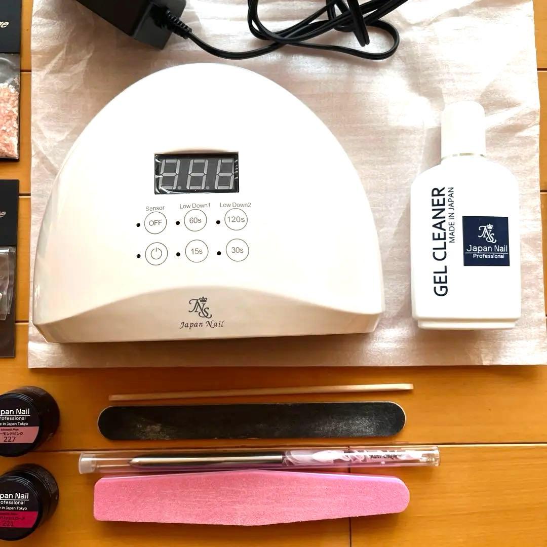 Japan Nail ジェルネイルセット UV/LEDランプ付