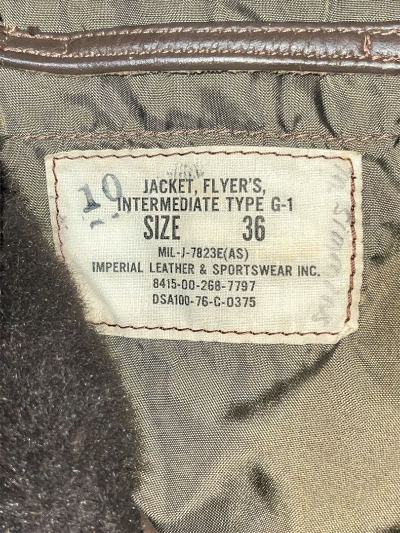 70s 実物 US.NAVY G-1