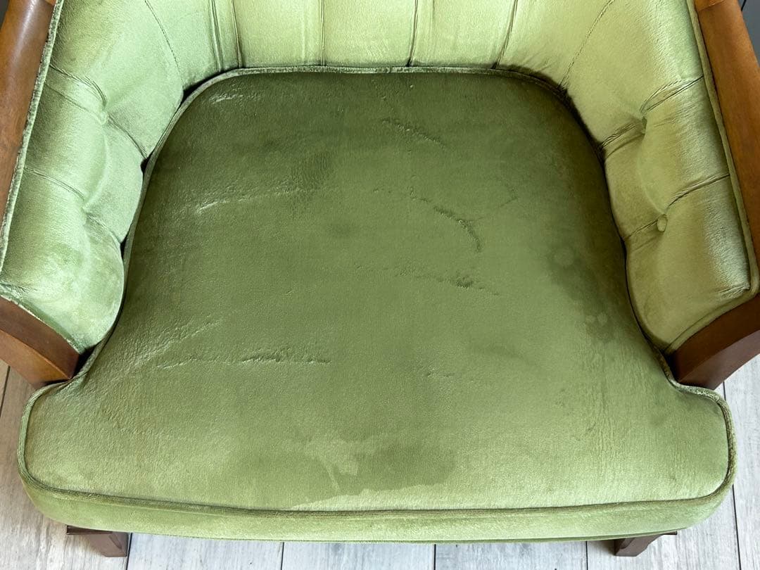 ①マルニ　 maruni サランテ　1Pソファ　パーソナルソファ　グリーン　SZ