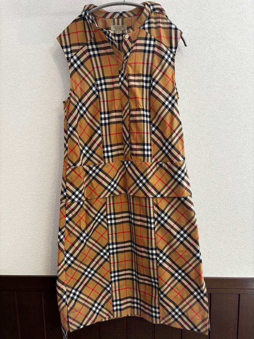 BURBERRY ノースリーブワンピース UK6