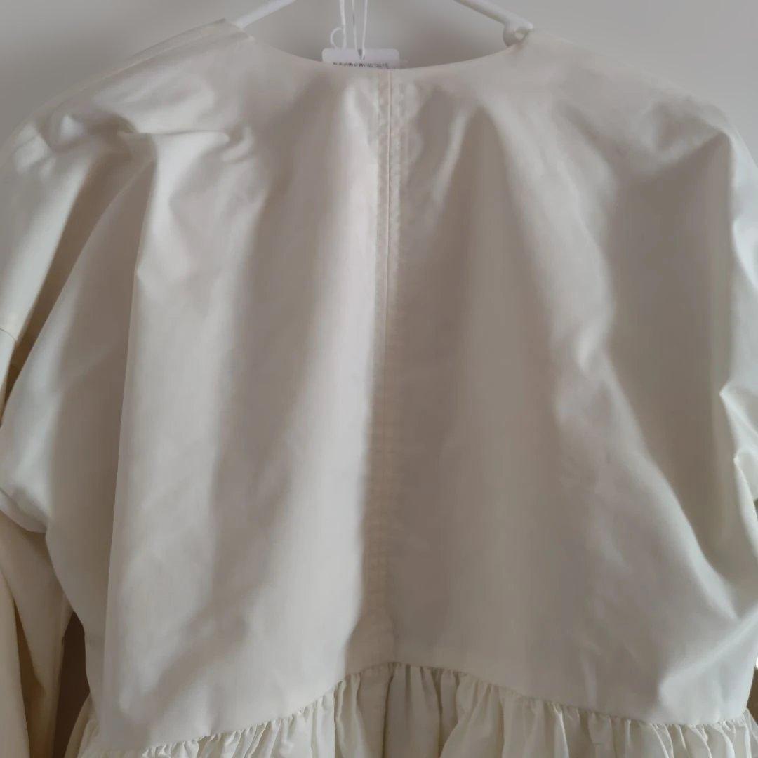 SHIPS ペプラムバルーン中綿ブルゾン