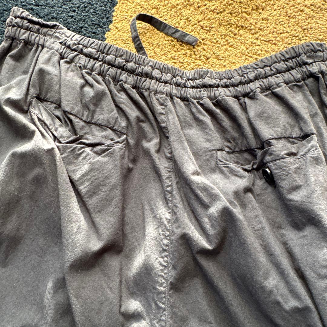 パンツ VAS-Y LENTEMENT/POPLIN OVERDYED EASY PAN