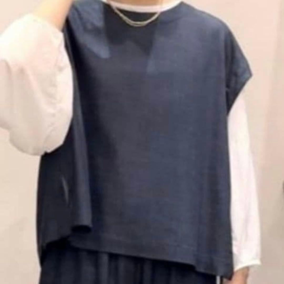 極美品♡ ビアズリー 前後2way ショートベスト 24SS サイズフリー