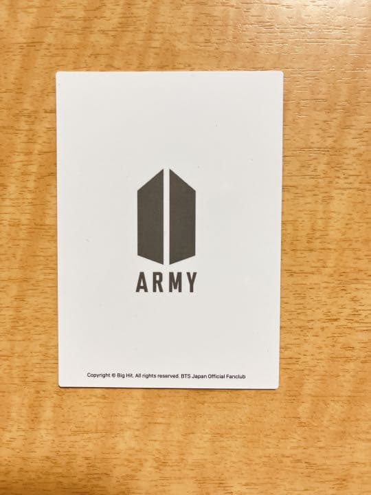 BTS トレカ テヒョン FC継続