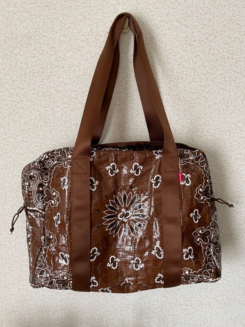 【わをん】Supreme バンダナ柄 ボストンバッグ