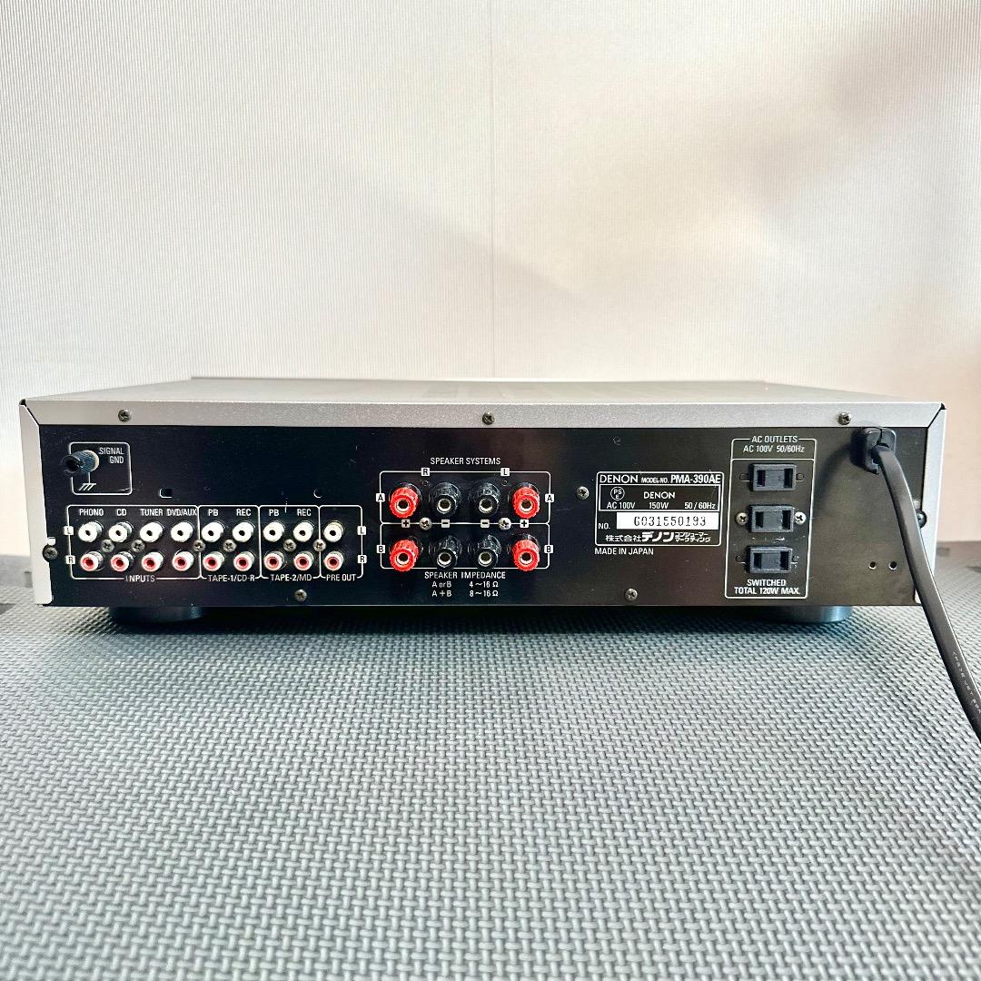 最安値 美品 DENON デノン PMA-390AE プリメインアンプ　セット