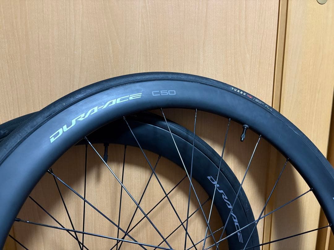 WH-9270-C50 美品 DURA-ACE チューブレスホイール 前後セット