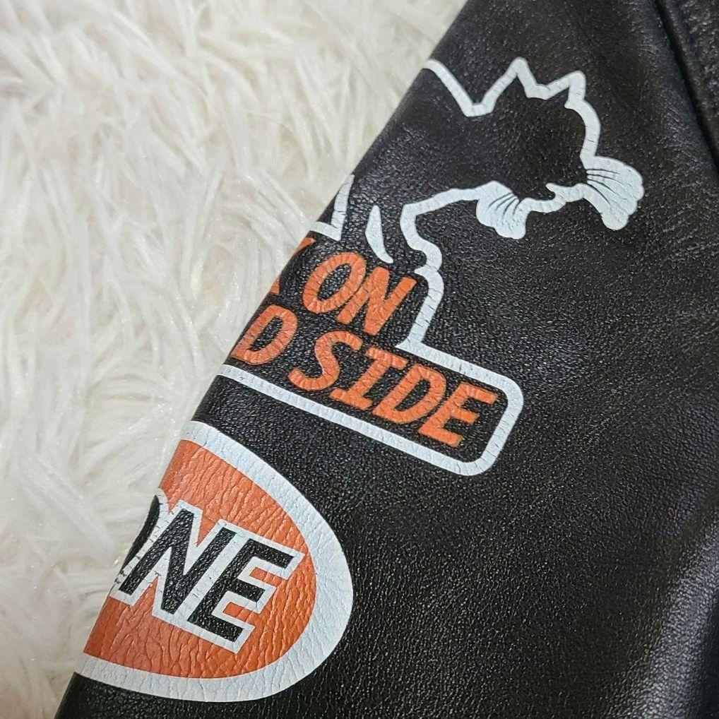 希少✨ オゾンコミュニティ シングル ライダース ジャケット 牛革 ヴィンテージ