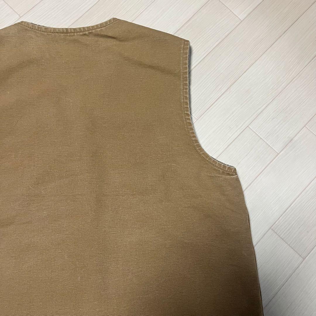Carhartt ダック地ベスト 裏地ボア Lサイズ