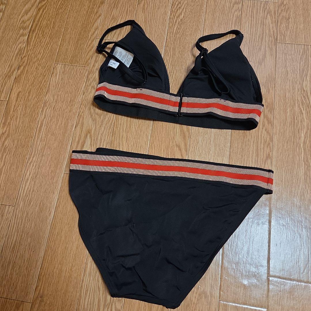   セパレート水着 L ブラック・オレンジ